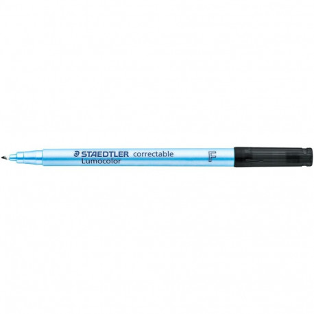 "STAEDTLER Folienstift Lumocolor correct F schwarz 10 Stück"