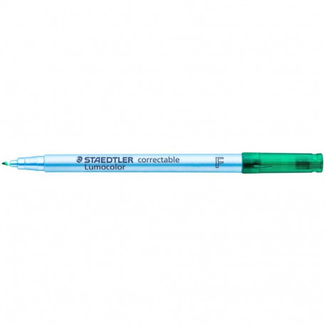 "STAEDTLER Folienstift Lumocolor correc F grün 10 Stück"