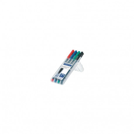 "STAEDTLER Folienstift Lumocolor F perm 4St"