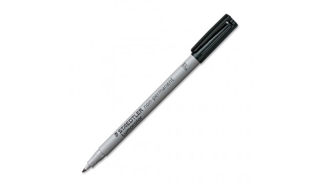 "STAEDTLER Folienstift Lumocolor non-perm F schwarz 10 Stück"