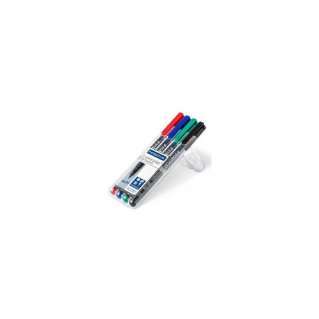 "STAEDTLER Folienstift Lumocolor M perm 4St"