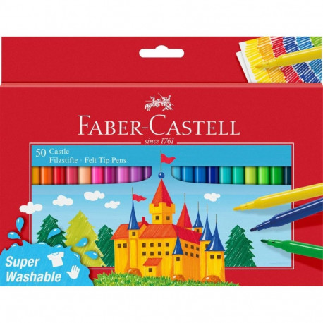 "FABER-CASTELL Filzstift Castle 50er Kartonetui"