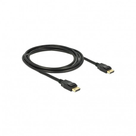 "DELOCK Kabel DisplayPort 1.2 Stecker > DisplayPort Stecker 2 m schwarz 4K"