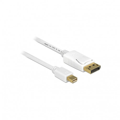 "DELOCK Kabel mini DisplayPort St > DisplayPort St 5.0m weiss"