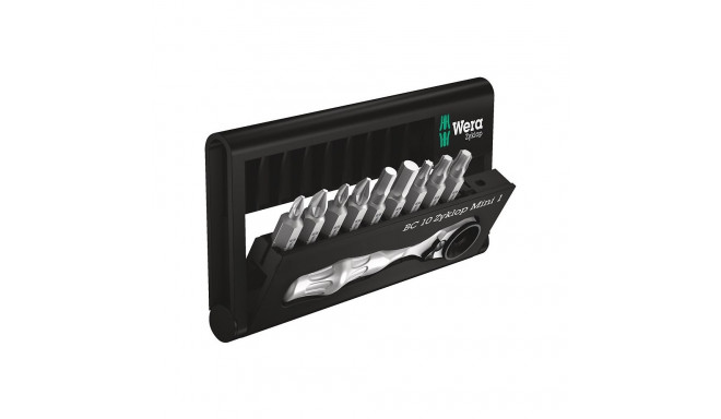 "Wera Bit-Check 10 Zyklop Mini 1 Ratschenset. 10-teilig"