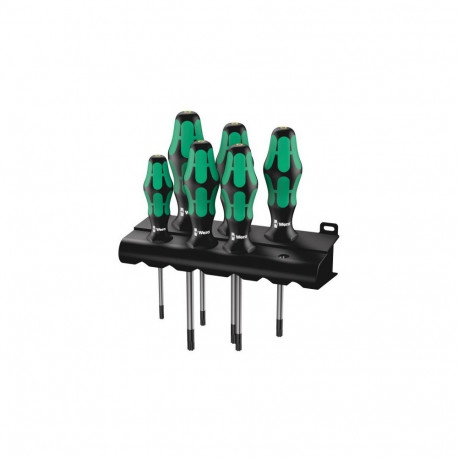 "Wera 367/6 TORX« BO Kraftform Schraubendrehersatz + Rack"