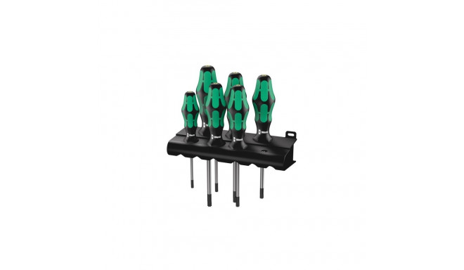 "Wera 367/6 TORX« BO Kraftform Schraubendrehersatz + Rack"