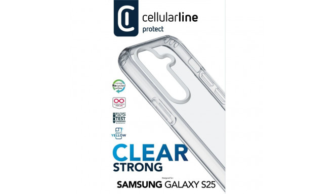 "Cellularline Clear Strong Case fr Samsung S25"