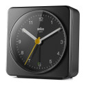 "Braun BC 03 B Quarzwecker analog schwarz"