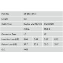 "DIGITUS LWL Patchkabel LC -> LC 5.00m Multimode Duplex OM4"
