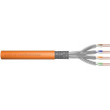 "DIGITUS Instal-kab Cat7 S/FTP tw.Pair 500m orange AWG23/1"
