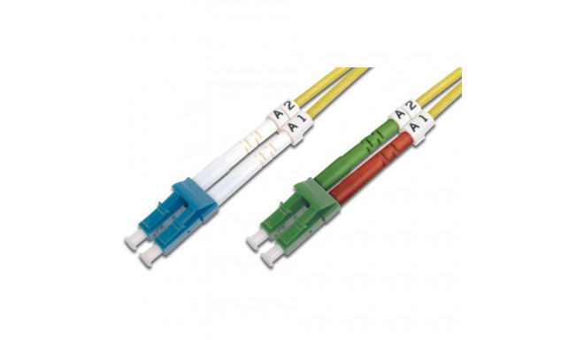 "DIGITUS LWL Patchkabel LC(APC)-> LC 2m Singlemode Duplex OS2"
