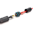 "DIGITUS Außenanschluss Patchkabel CAT6A Verbinder RJ45->RJ45"