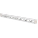"DIGITUS Patchpanel 1HE 24-Port Rackmount Modular grau transp"
