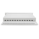 "DIGITUS Cat.6A Patch Panel. geschirmt. 12-Port. 10"". grau"