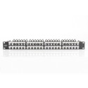 "DIGITUS Patchpanel 1HE 48-Port Cat6a geschirmt schwarz"