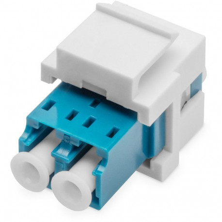 "DIGITUS LWL Kupplung LC->LC Singlemode Duplex Keystone-Modul"