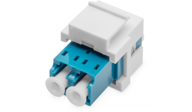 "DIGITUS LWL Kupplung LC->LC Singlemode Duplex Keystone-Modul"