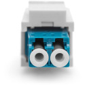 "DIGITUS LWL Kupplung LC->LC Singlemode Duplex Keystone-Modul"