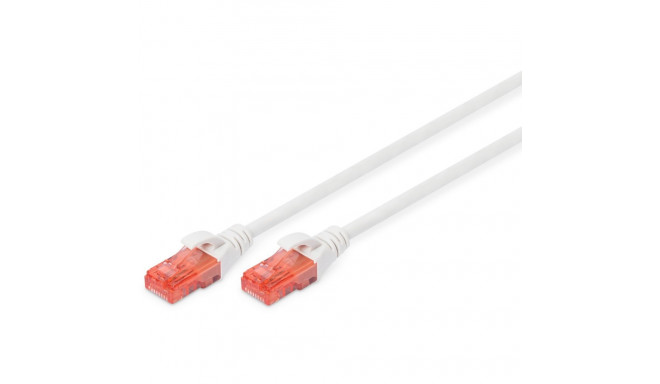 "DIGITUS CAT 6 U/UTP Patchkabel - LSZH. 3m. weiß"