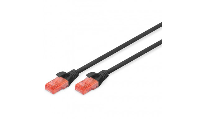 "DIGITUS CAT 6 U/UTP Patchkabel - LSZH. 1m. schwarz"