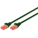 "DIGITUS Patchkabel Cat6 U/UTP 2xRJ45 0.5m grün LSZH"