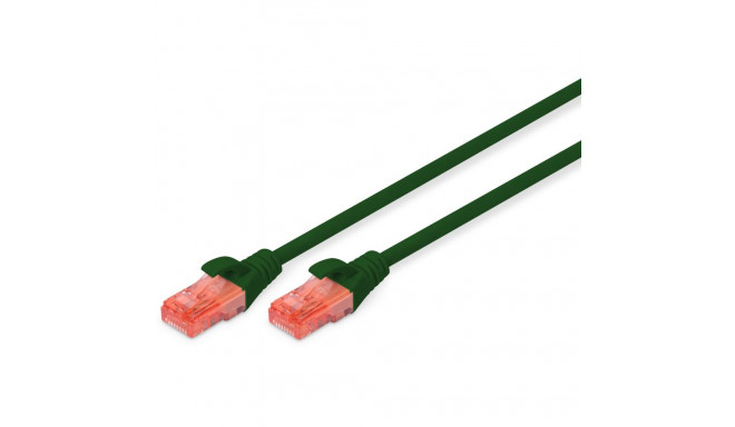 "DIGITUS Patchkabel Cat6 U/UTP 2xRJ45 1.0m grün LSZH"