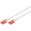 "DIGITUS CAT 6 U/UTP Patchkabel - LSZH. 1m. weiß"