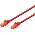 "DIGITUS CAT 6 U/UTP Patchkabel - LSZH. 0.25m. rot"