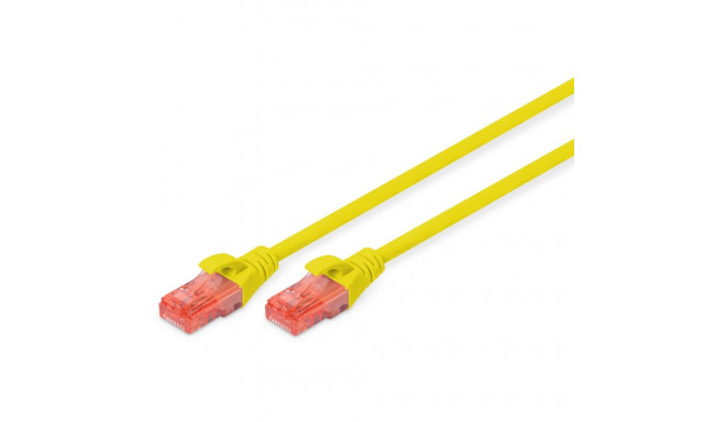 "DIGITUS Patchkabel Cat6 U/UTP 2xRJ45 0.5m gelb LSZH"