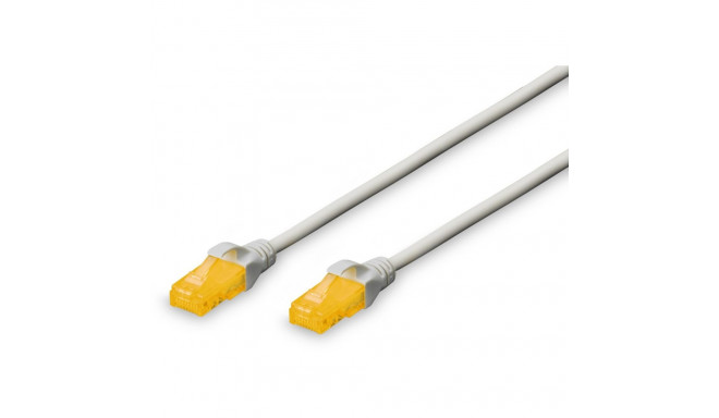 "DIGITUS Patchkabel RJ45 U/UTP Cat6A 10.00m grau m. Hebelschu Polybeutel"