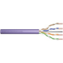 "DIGITUS Instal-kab Cat6 U/UTP tw.Pair 100m violett"