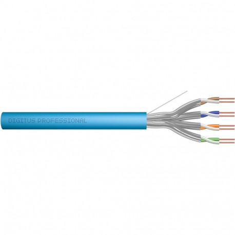 "DIGITUS CAT.6A U/FTP Verlegekabel. 100m. simplex.100m.grau"
