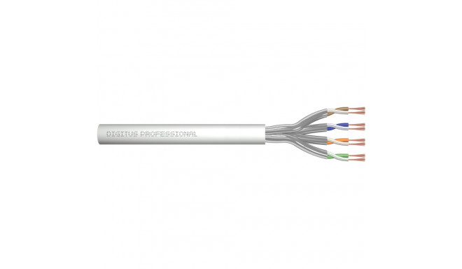 "DIGITUS CAT 6A U/FTP Twisted Pair Roh-Patchkabel, 100m,grau"