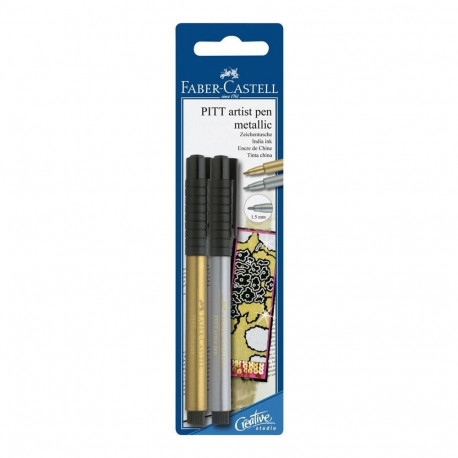 "FABER-CASTELL Tuschestift Pitt Artist Pen Fb.250/251BK"
