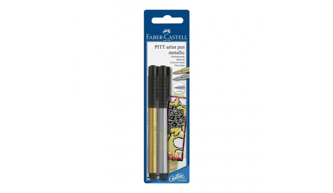 "FABER-CASTELL Tuschestift Pitt Artist Pen Fb.250/251BK"