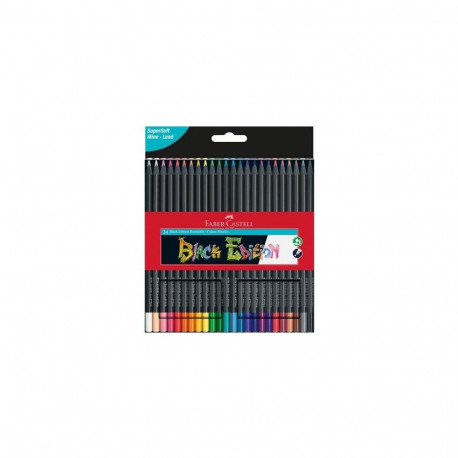 "FABER-CASTELL Buntstifte Black Edition 24er Kartonetui"
