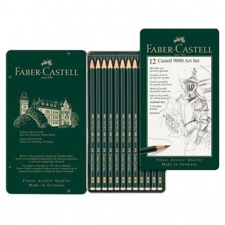 "FABER-CASTELL Bleistift Castell 9000 12er Art Set"