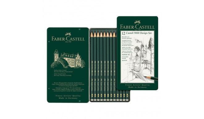 "FABER-CASTELL Bleistift Castell 9000 12er Design Set"