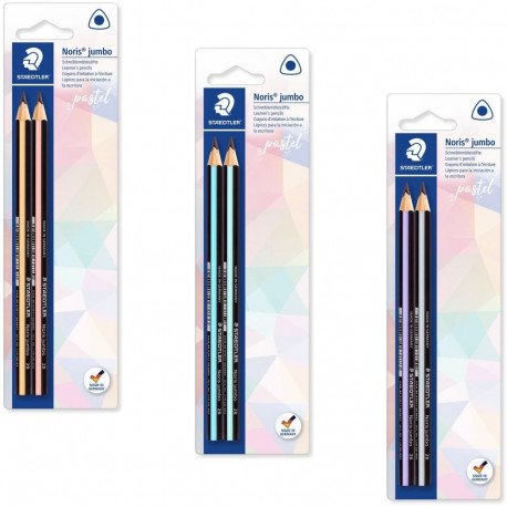 "STAEDTLER Bleistift Noris Pastell 2er- Set Dreikant"