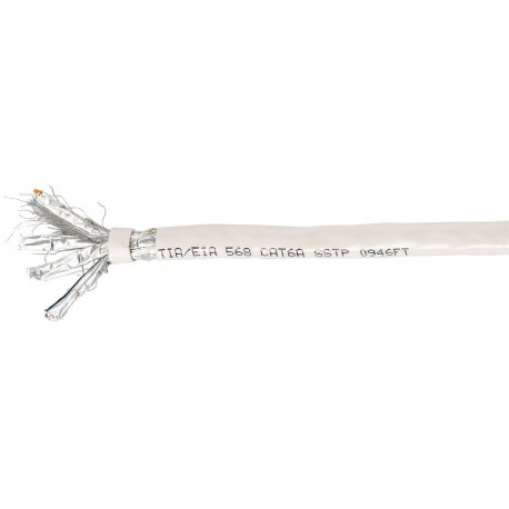 "Equip Instal.Kab Cat6A S/FTP 4P23 305.00m grau LSZH"