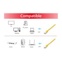 "Equip Patchkabel Cat6A S/FTP 2xRJ45 1.00m gelb Plat.LSZH Polybeutel"