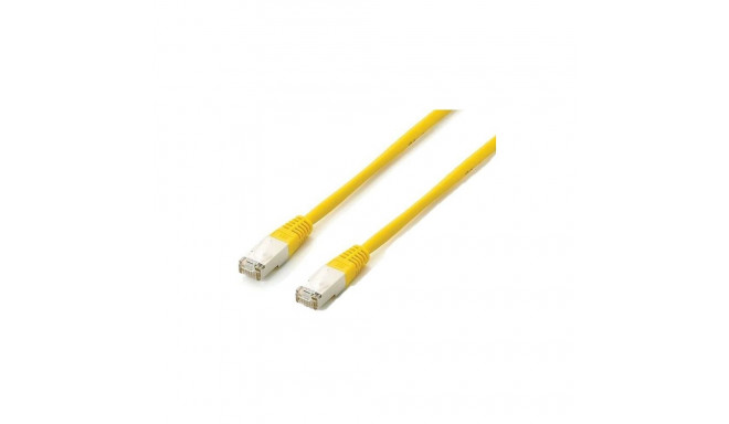 "Equip Patchkabel Cat6A S/FTP 2xRJ45 0.50m gelb Plat.LSZH Polybeutel"