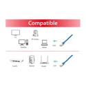 "Equip Patchkabel Cat6A S/FTP 2xRJ45 15.00m blau Plat.LSZH Polybeutel"