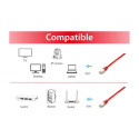 "Equip Patchkabel Cat6A S/FTP 2xRJ45 0.50m rot Plat.LSZH Polybeutel"