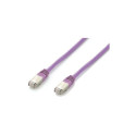 "Equip Patchkabel Cat6A S/FTP 2xRJ45 5.00m lila Plat.LSZH Polybeutel"