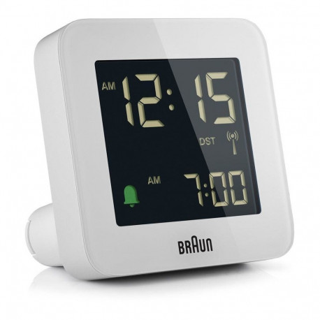 "Braun BC 09 W-DCF Funkwecker Multiband wei"