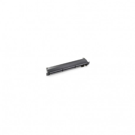 "Equip Patchpanel 24x RJ45 Cat6A 19"" FTP 1HE Premium hellgrau"