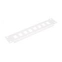"Equip Patchpanel 10"" mit Keystone Montage 1U. grau"