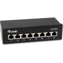 "Equip Patchpanel 8x RJ45 Cat6A FTP 1HE Premium schwarz"